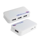 4 Ports USB 3.0 HUB, SuperSpeed 5Gbps, Plug and Play (White)