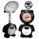 Cartoon Panda 10 LED Desk Lamp with Mirror (USB Powered), Black
