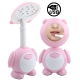 Cartoon Panda 10 LED Desk Lamp with Mirror (USB Powered), Pink