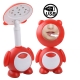 Cartoon Panda 10 LED Desk Lamp with Mirror (USB Powered), Red