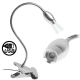1 x 3W USB LED Table Lamp with Clip and Switch (Day White)