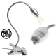 1 x 3W USB LED Table Lamp with Clip and Switch (Warm White)