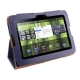 Leather Case with Holder for Blackberry PlayBook (Dark Blue)