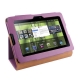 Leather Case with Holder for Blackberry PlayBook (Purple)