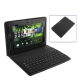 2 in 1 Bluetooth Keyboard + Folding Leather Protective Case with Holder for Blackberry Playbook