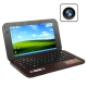 M737K Red, 10.2 inch TFT LCD Notebook Computer with WIFI, 1.3 Mega Pixels Camera, Support SD / MS / MMC / MS-PRO Card, CPU: Intel Atom Processor D425, 1.66GHz