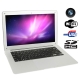 13.3 inch Aluminum Shell Slim AirBook Notebook Computer with WIFI, 1.3 Mega Pixels Camera, 4GB RAM + 64GB ROM, Support SD / MS / MMC Card, CPU: Intel Atom D525 Dual Core, 1.8GHz