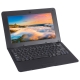 N1002 Black, 10.1 inch Android 2.3 Version Notebook Computer with WIFI and RJ45 Port, 1.3 Mega Pixels Front Camera, 4GB NAND Flash, Support SD / MMC Card, CPU: RK2918 (ARM+DSP+GPU), 1.2GHz