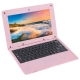 N1002 Pink, 10.1 inch Android 2.3 Version Notebook Computer with WIFI and RJ45 Port, 1.3 Mega Pixels Front Camera, 4GB NAND Flash, Support SD / MMC Card, CPU: RK2918 (ARM+DSP+GPU), 1.2GHz