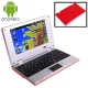 EPC 701 Red, 7.0 inch Windows CE Notebook Computer with WIFI, Support SD / MMC Card, CPU: VIA WM8650, 600MHz
