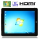 P91 Silver, 9.7 inch Capacitive Touch Screen Windows 7 Tablet PC with WIFI, 1.3 Mega pixels Camera, 270 Degree Menu Rotate, Support TF Card up to 16GB, CPU: Intel N455, 1.66GHz