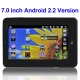 7006 Black, 7.0 inch Touch Screen Android 2.2 (Support Flash 10.1) aPad Style Tablet PC with WIFI, RJ45/2 USB Port Adapter, 360 Degree Menu Rotate, 1.3 Mega pixels Camera, Support TF Card and up to 16GB, CPU: VIA WM8650, 600MHz