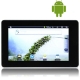 T706 Black, 7.0 inch Touch Screen Android 2.3 Version (Support Flash 10.2 / 10.3) aPad Style Tablet PC with WIFI, Support DVB-T + GPS Function, Free 4GB TF Card and Europe Map, Support TF Card and up to 32GB, 360 Degree Menu Rotate, CPU: TCC 9201, 800MHz