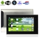 QYMID711 Silver, 7.0 inch Touch Screen Android 2.2 aPad Style Tablet PC with WIFI, 1.3 Mega Pixels Front Camera, 2GB NAND Flash, 360 Degree Menu Rotate, CPU: VIA WM8650, 600MHz