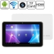 A7003 White, 7.0 inch Capacitive Touch Screen Android 2.3 aPad Style Tablet PC with WIFI, 1.3 Mega Pixels Front Camera, 4GB NAND Flash, 360 Degree Menu Rotate, CPU: Allwinner A10, 1.2GHz