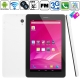 A7002 White, 7.0 inch Capacitive Touch Screen Android 2.3 aPad Style Tablet PC with WIFI, 1.3 Mega Pixels Front Camera, 4GB NAND Flash, 360 Degree Menu Rotate, CPU: Allwinner A10, 1.2GHz