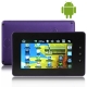 403 Purple, 4.3 inch Touch Screen Android 2.2 aPad Style Tablet PC with WIFI, Support RJ45/2 USB Port Adapter, 360 Degree Menu Rotate, Support TF Card up to 32GB, CPU: VIA WM8650, 600MHz