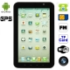 W1 Black, 7.0 inch Capacitive Touch Screen Android 2.3 Version aPad Style Mobile Phone Function Tablet PC with WIFI, GPS Navigation + Bluetooth 3.0 + FM Radio Function, Built-in 3G Module (WCDMA 2100MHz) & GSM 850 / 900 / 1800 / 1900MHz, Dual Cameras, 4GB NAND Flash, CPU: Marvell PXA910, 806MHz