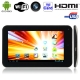 T01 White, 7.0 inch Capacitive Touch Screen Android 4.0 aPad Style Tablet PC with WIFI & Mini HDMI Output, 1.3 Mega Pixels Front Camera, 4GB NAND Flash, 360 Degree Menu Rotate, CPU: Allwinner A10, 1.2GHz