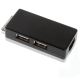 30 Pin to RJ45 / 2 USB Port Adapter (Black)