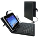 Leather Case with USB Keyboard for S-WMC-0155, S-WMC-0155R, S-WMC-0155B, S-WMC-0159, S-WMC-0158, S-WMC-0172, S-WMC-0173, S-WMC-0186, S-WMC-0191, S-WMC-0196, S-WMC-0551A, S-WMC-0317