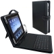 Leather Case with USB Keyboard for S-WMC-0166, S-WMC-0168, S-WMC-0174, S-WMC-0187, S-WMC-0188, S-WMC-0188W, S-WMC-0194, S-WMC-0210T