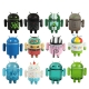 12pcs Android Robot Toy Set (12pcs in one packaging, the price is for 12pcs)