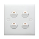 Electric Wall Switch (Size: 86 x 86mm)