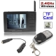 2.4G Wireless Pinhole Camera and 2.4 inch Wireless Receiver DVR