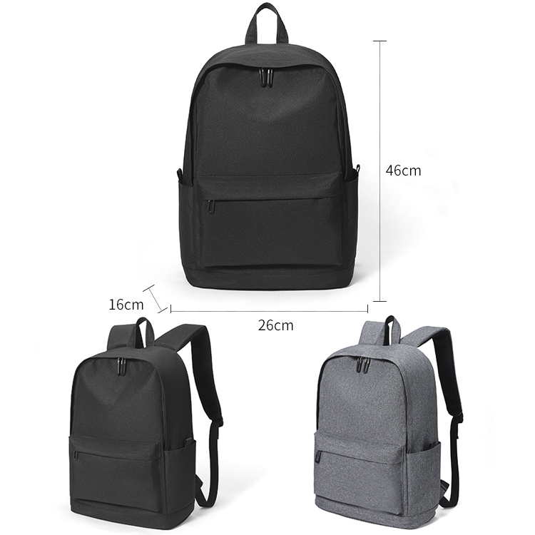Multifunctional Oxford Laptop Bag Backpack (Black)_voghion.com