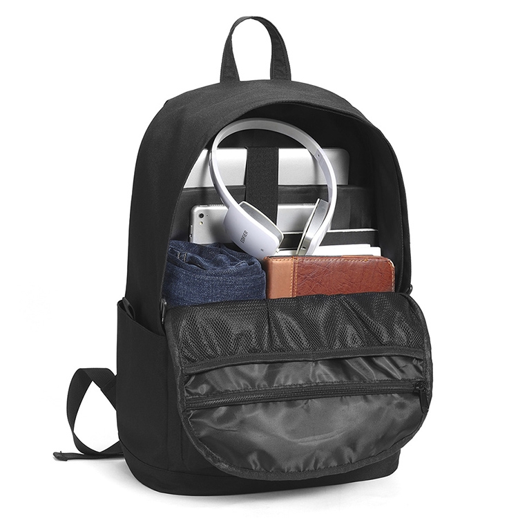Multifunctional Oxford Laptop Bag Backpack (Black)_voghion.com
