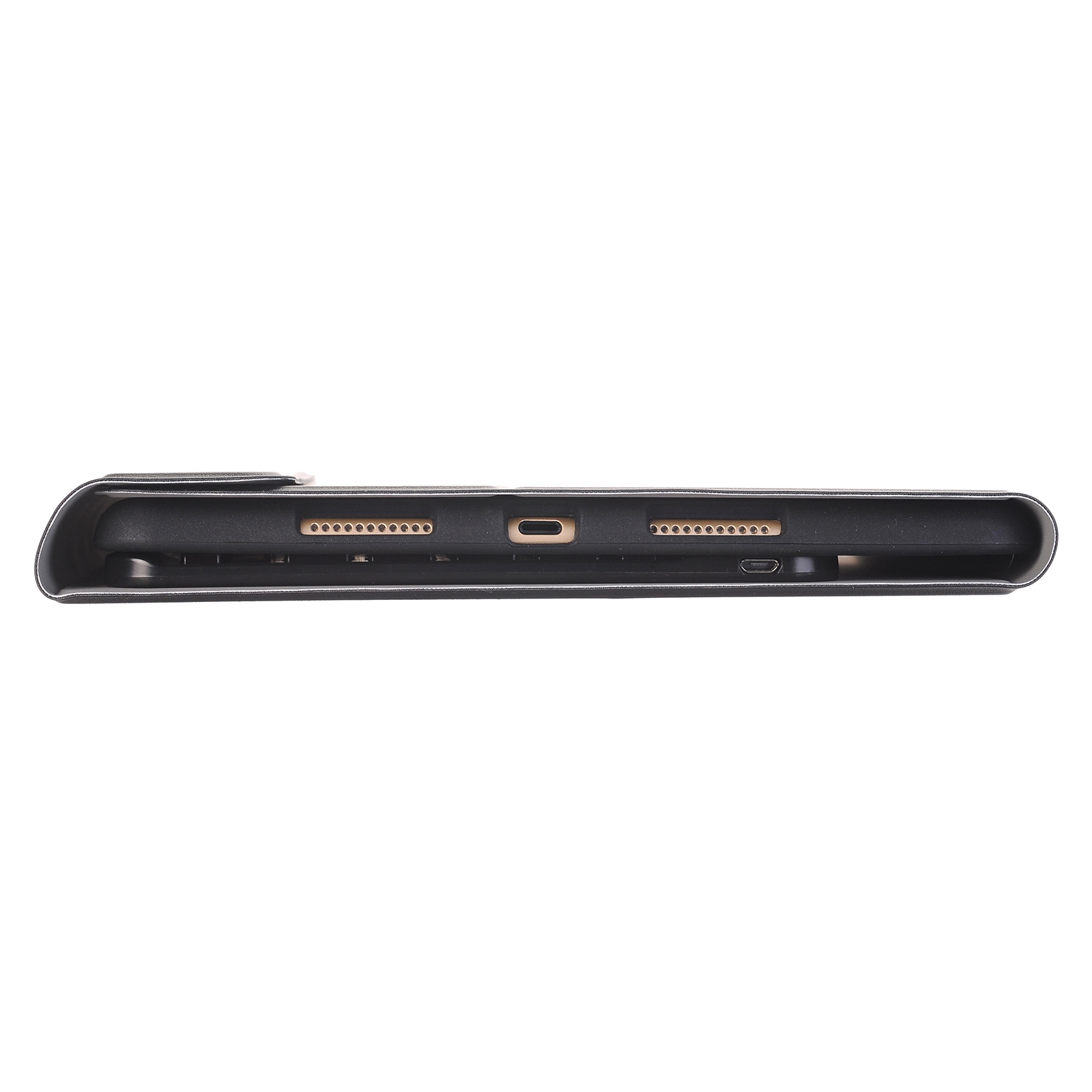 YA870B Detachable Lambskin Texture Round Keycap Bluetooth Keyboard Leather Tablet Case with Pen Slot & Stand For Samsung Galaxy Tab S7 T870 / T875 11 inch 2020(Black)_voghion.com