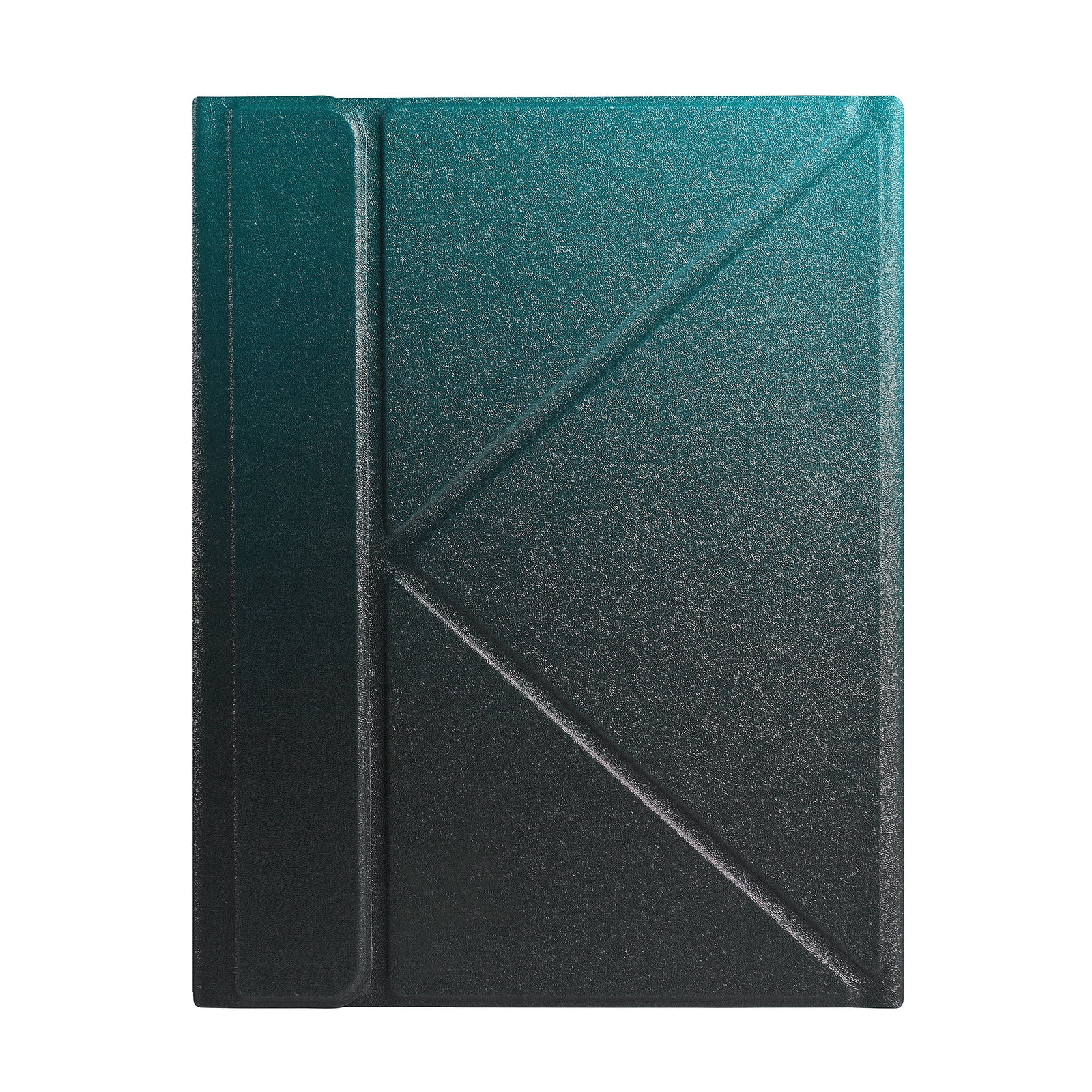 B07S Splittable Backlight Bluetooth Keyboard Leather Tablet Case with Triangle Holder & Pen Slot For iPad 9.7 2018 & 2017 / Pro 9.7 / Air 2(Gradient Dark Green)_voghion.com