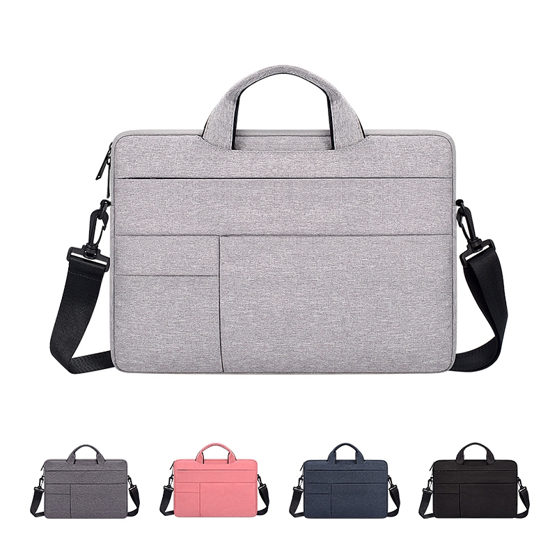 ND05SDJ Oxford Cloth + Nylon Laptop Portable Shoulder Bag, Size:14.1-15.4 inch(Navy Blue)_voghion.com