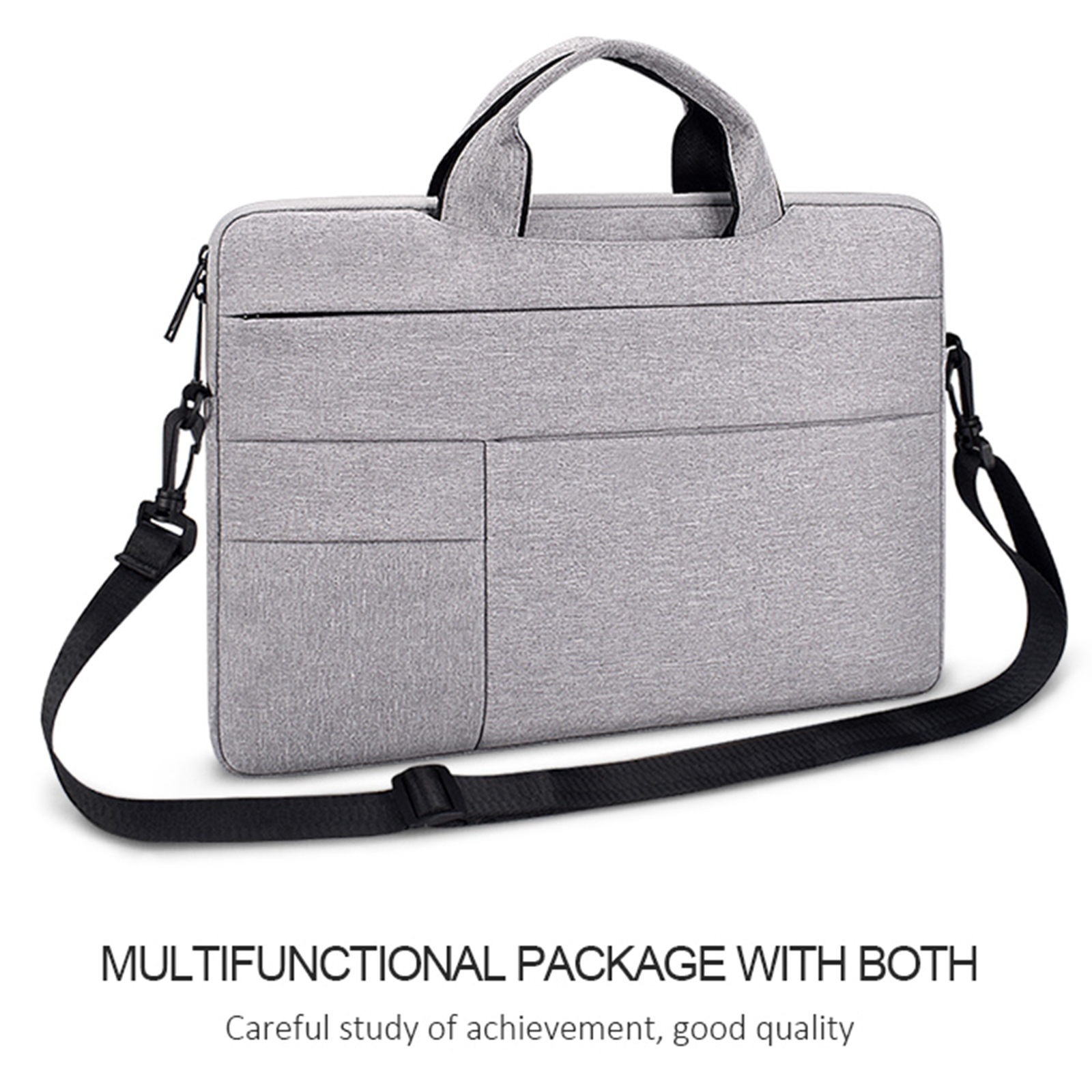 ND05SDJ Oxford Cloth + Nylon Laptop Portable Shoulder Bag, Size:14.1-15.4 inch(Navy Blue)_voghion.com
