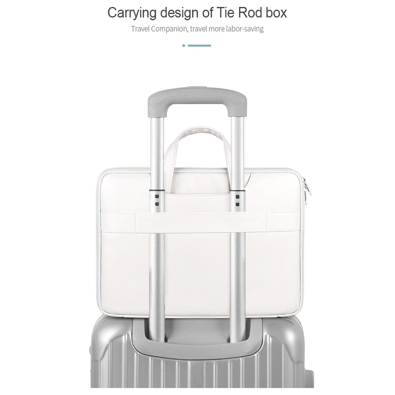 Lightweight PU Printed Laptop Bag, Size:14.1-15.4 inch(Ice Cream)_voghion.com