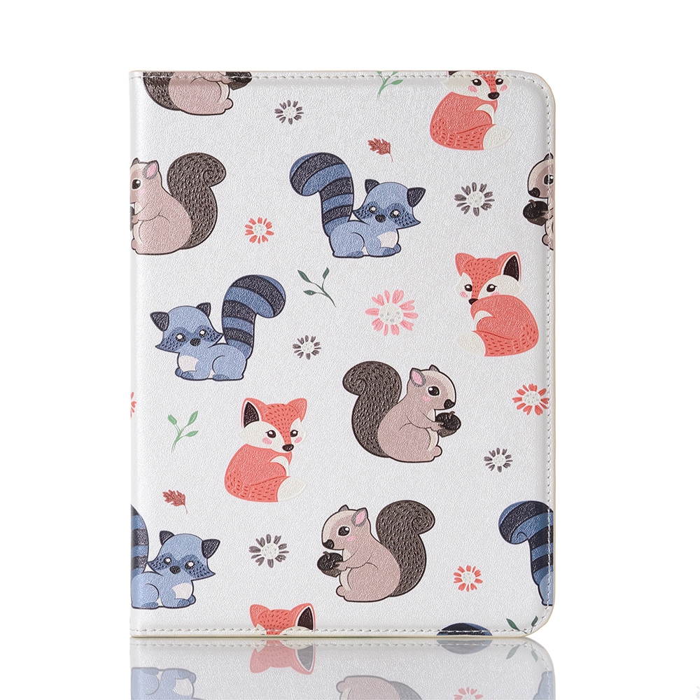 Fir iPad mini 6 Cartoon Muster Horizontal Flip Lieder Tablet Hülle mat Kaarteslots & Halter & Portemonnaie (Eechelen)_voghion.com