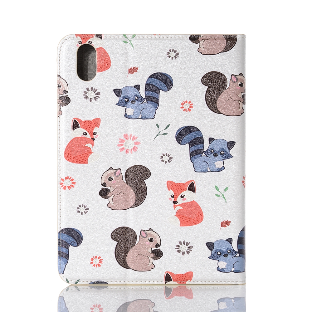 Fir iPad mini 6 Cartoon Muster Horizontal Flip Lieder Tablet Hülle mat Kaarteslots & Halter & Portemonnaie (Eechelen)_voghion.com