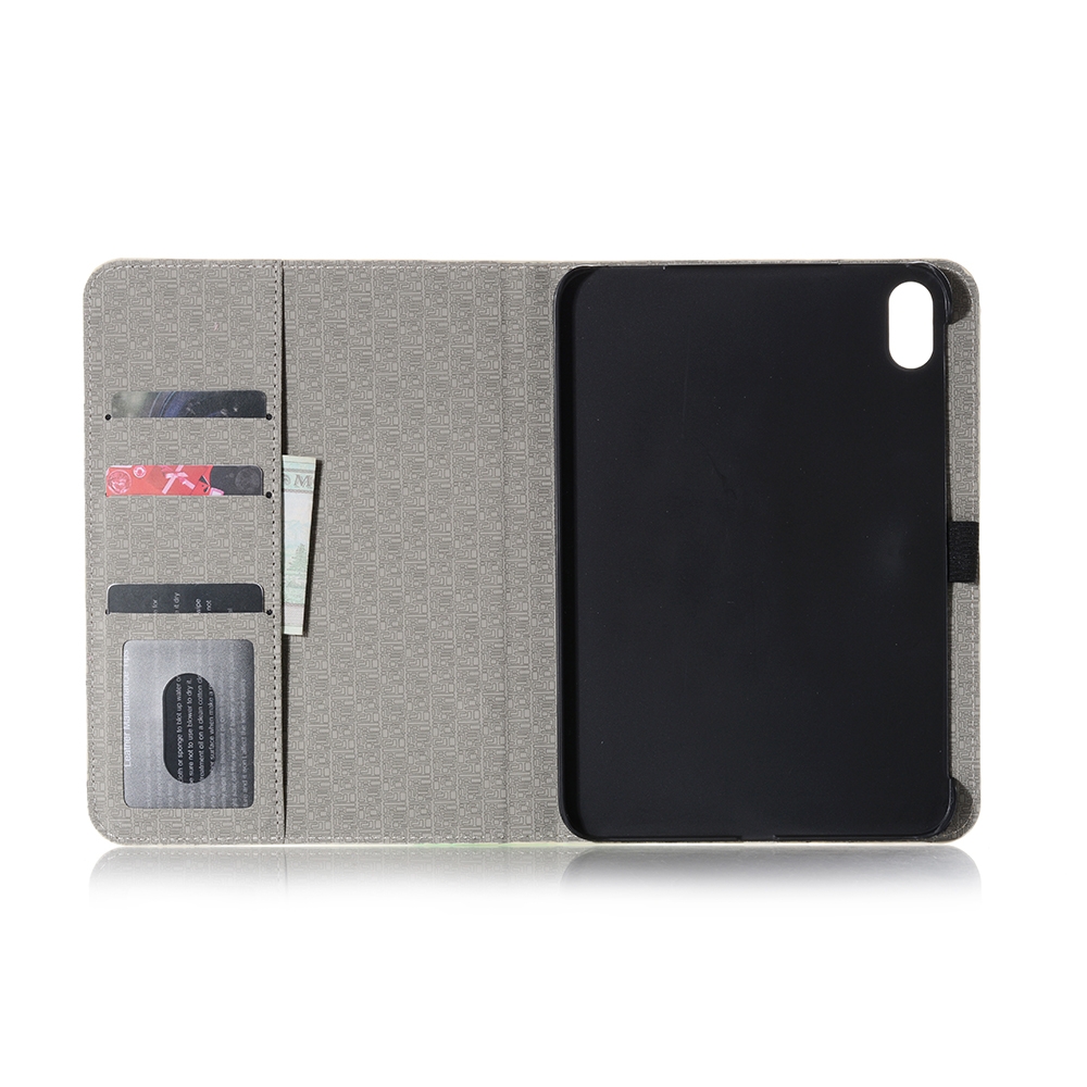 Fir iPad mini 6 Cartoon Muster Horizontal Flip Lieder Tablet Hülle mat Kaarteslots & Halter & Portemonnaie (Eechelen)_voghion.com