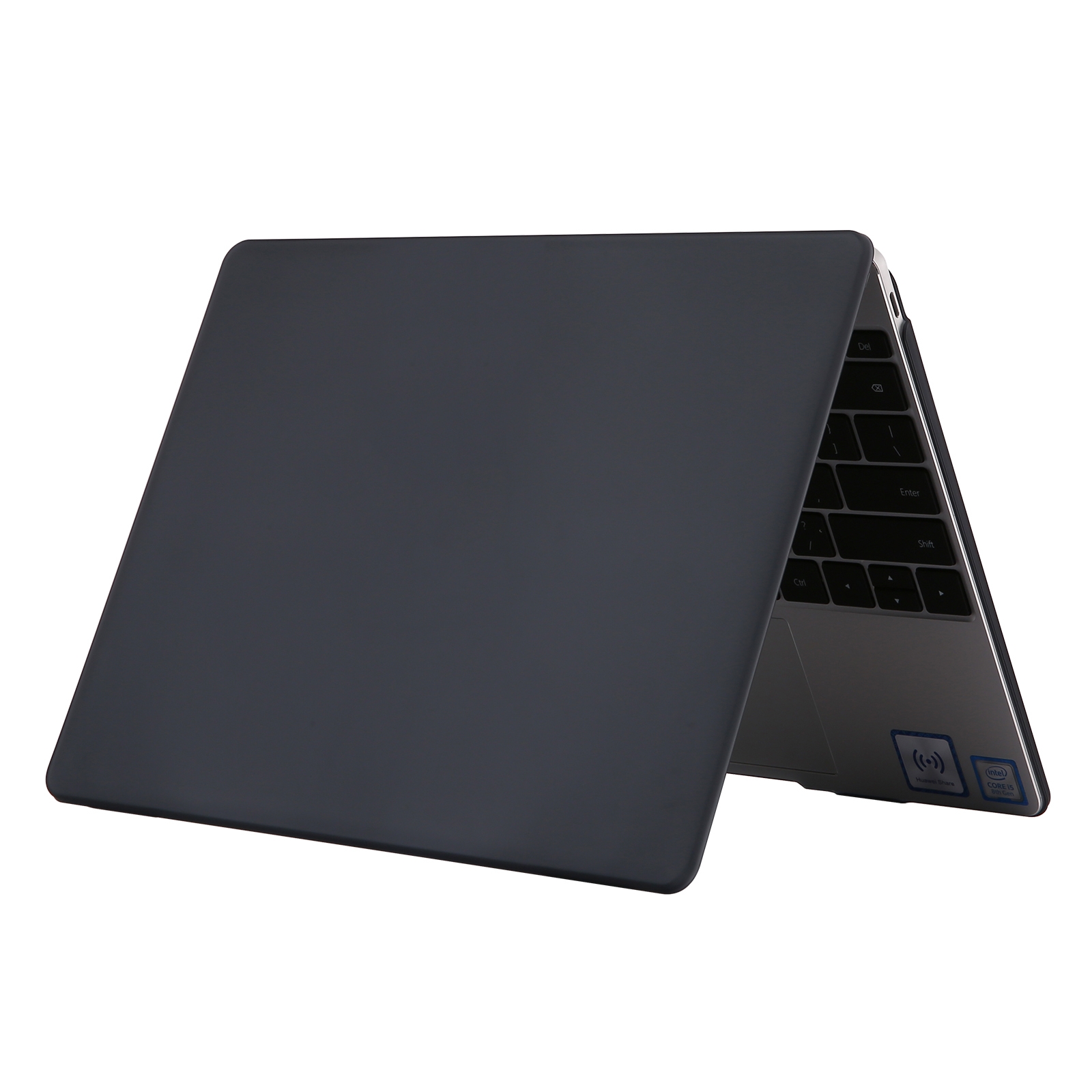Skirtas „Huawei MateBook D 14“ / „MagicBook 14“ / „X14“ smūgiams atsparus matinis nešiojamojo kompiuterio apsauginis dėklas (juodas)_voghion.com