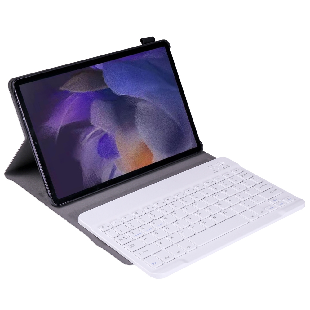 A08 Ultra-thin Bluetooth Keyboard Leather Case For Samsung Galaxy Tab A8 2021 SM-X205 / SM-X200(Rose Gold)_voghion.com
