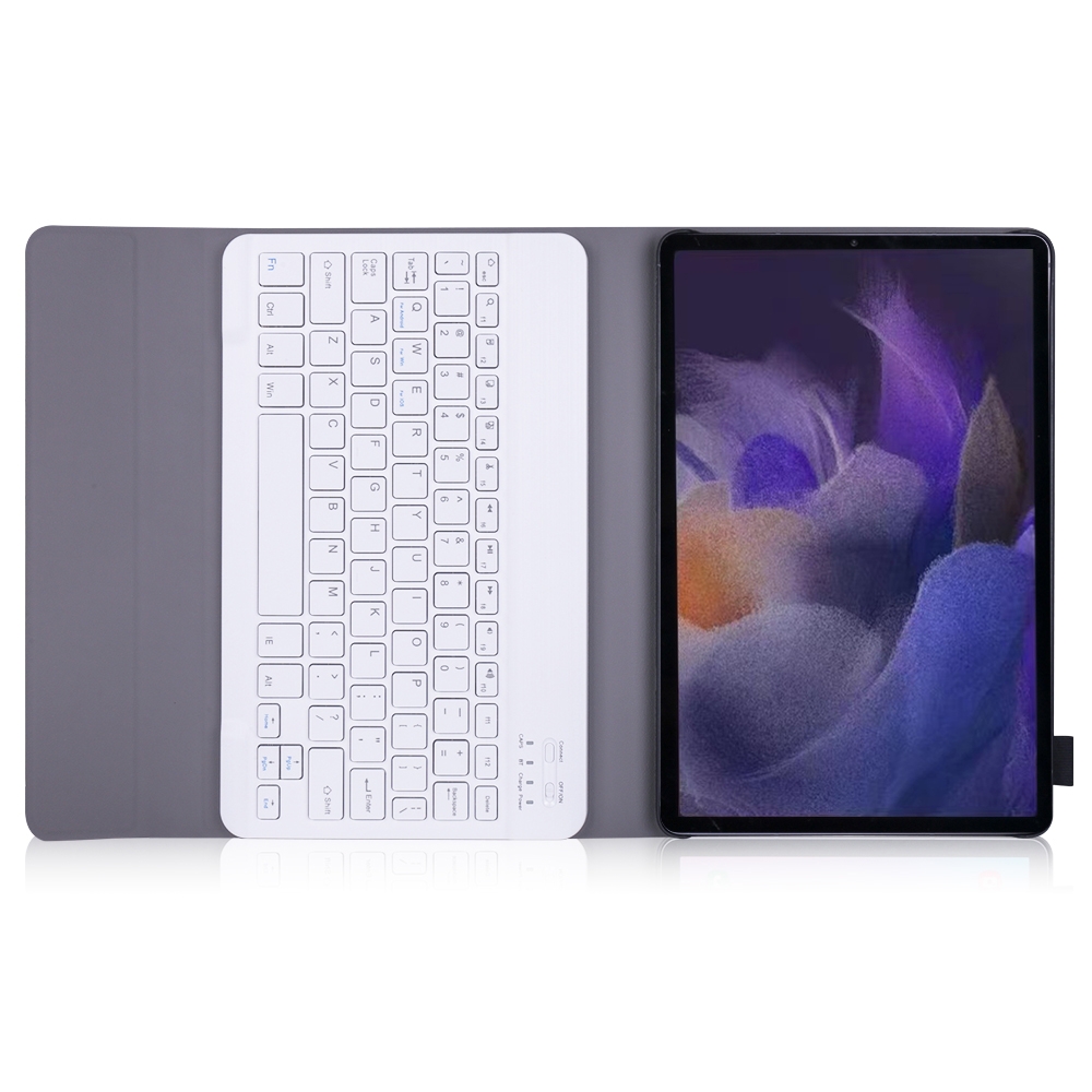 A08 Ultra-thin Bluetooth Keyboard Leather Case For Samsung Galaxy Tab A8 2021 SM-X205 / SM-X200(Rose Gold)_voghion.com