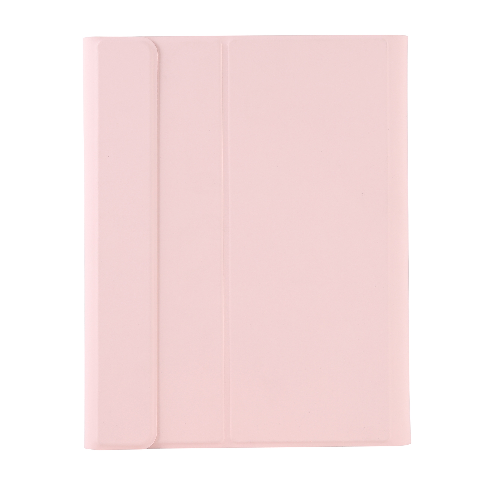 A11B-A Lambskin Texture Square Keycap Bluetooth Keyboard Leather Case with Touch Control For iPad Air 4 2020 10.9 / Pro 11 inch 2021 & 2020 & 2018(Pink)_voghion.com
