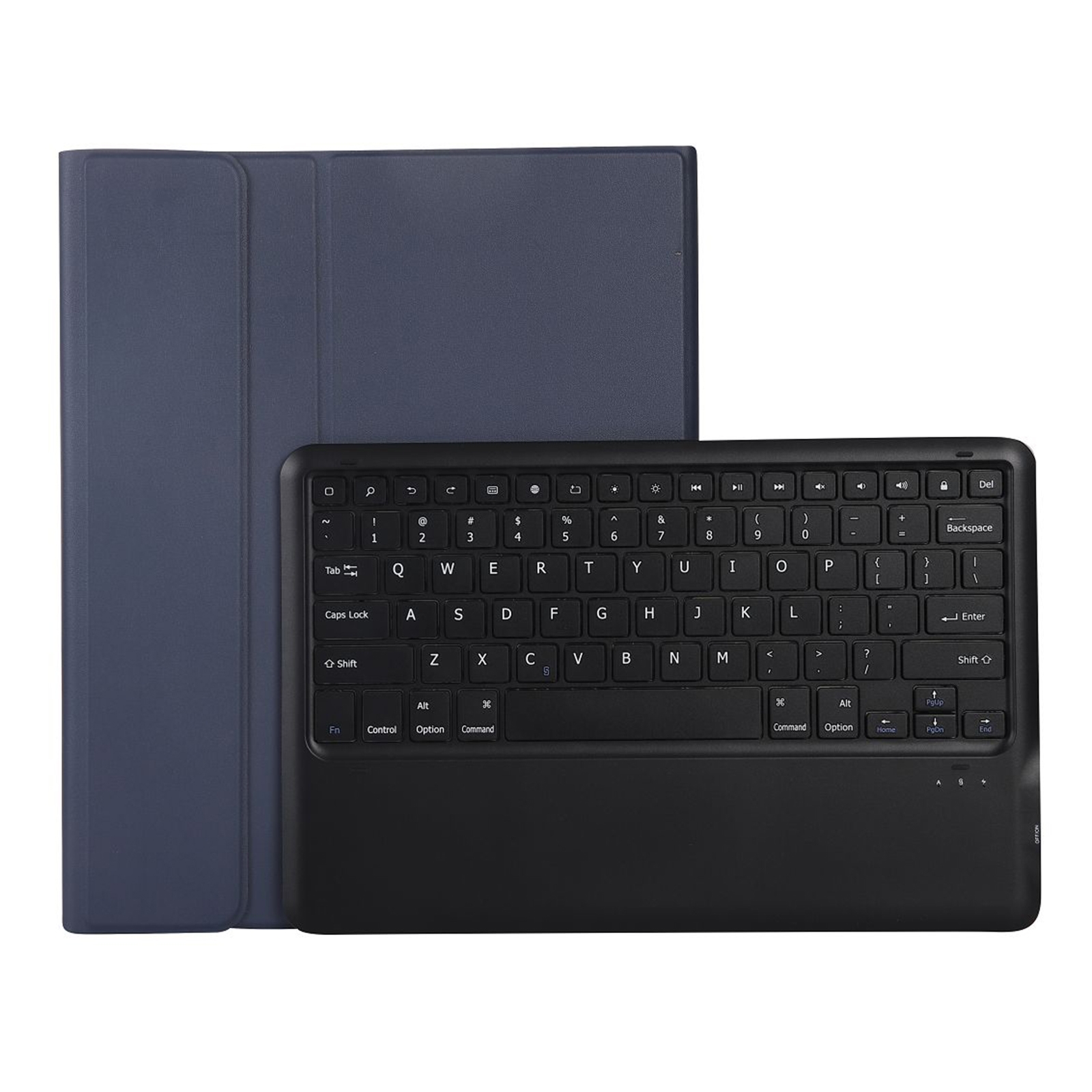 A800B Split Bluetooth Keyboard Leather Case with Holder & Pen Slot For Samsung Galaxy Tab S8+ X800(Blue)_voghion.com