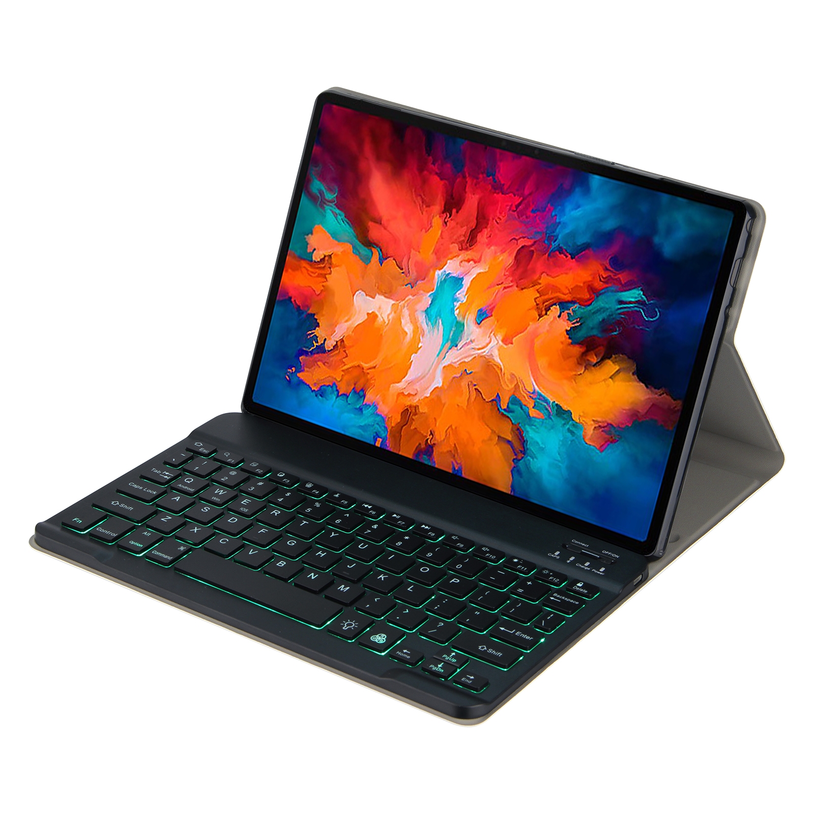 For Lenovo Tab M10 HD Gen 2 Backlight Bluetooth Keyboard Leather Tablet Case(Blue)_voghion.com