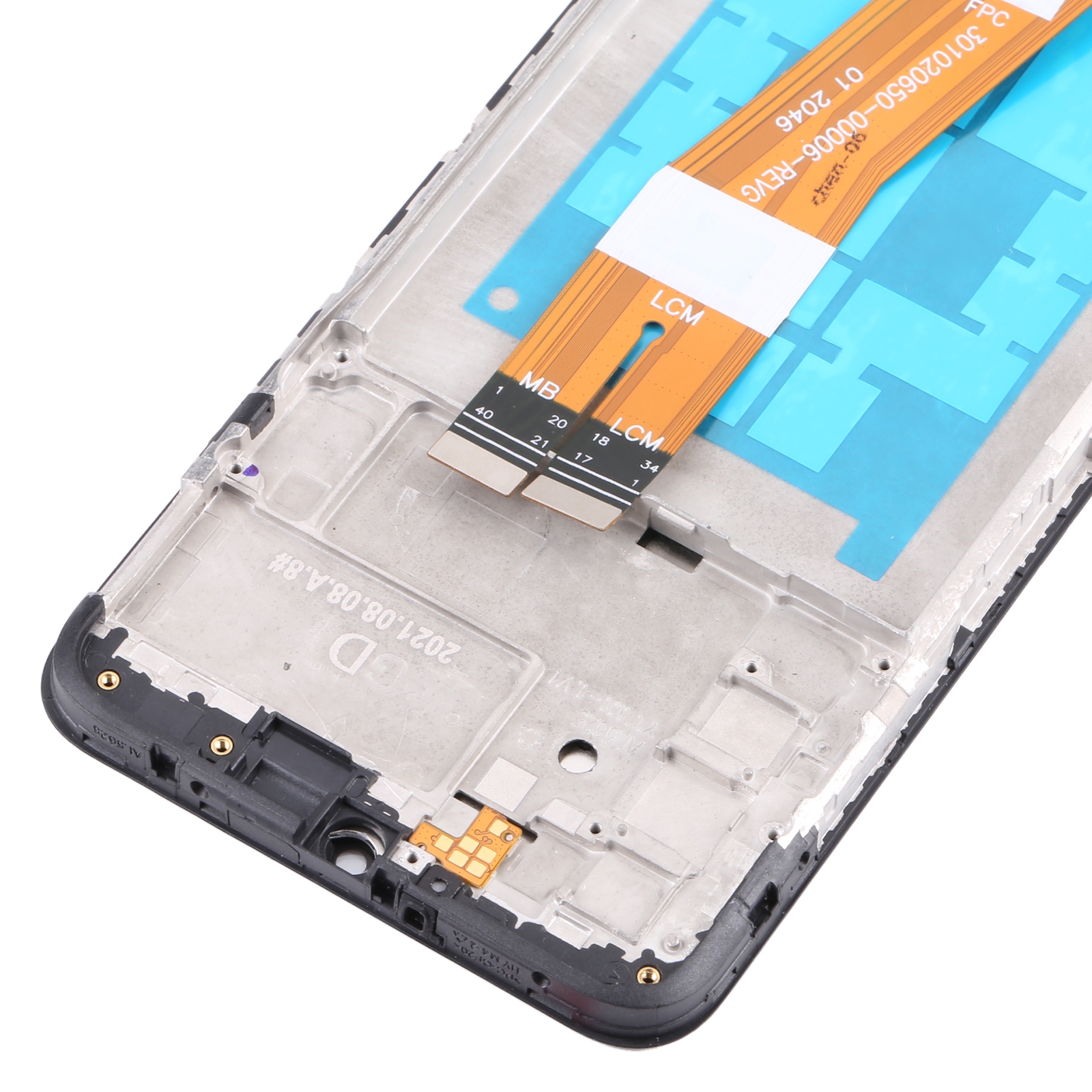 OEM LCD Screen For Samsung Galaxy A03s SM-A037F Digitizer Full Assembly with Frame_voghion.com