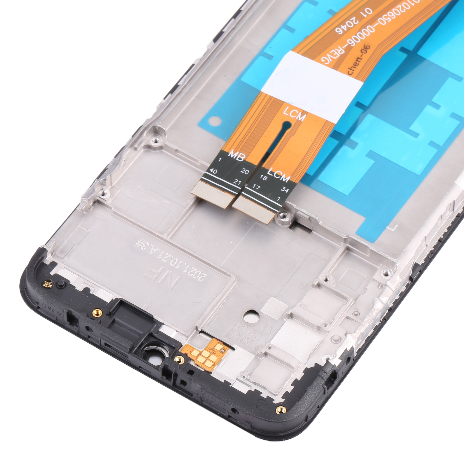 OEM LCD-skjerm for Samsung Galaxy A03s SM-A037G/A037M Digitizer full montering med ramme_voghion.com