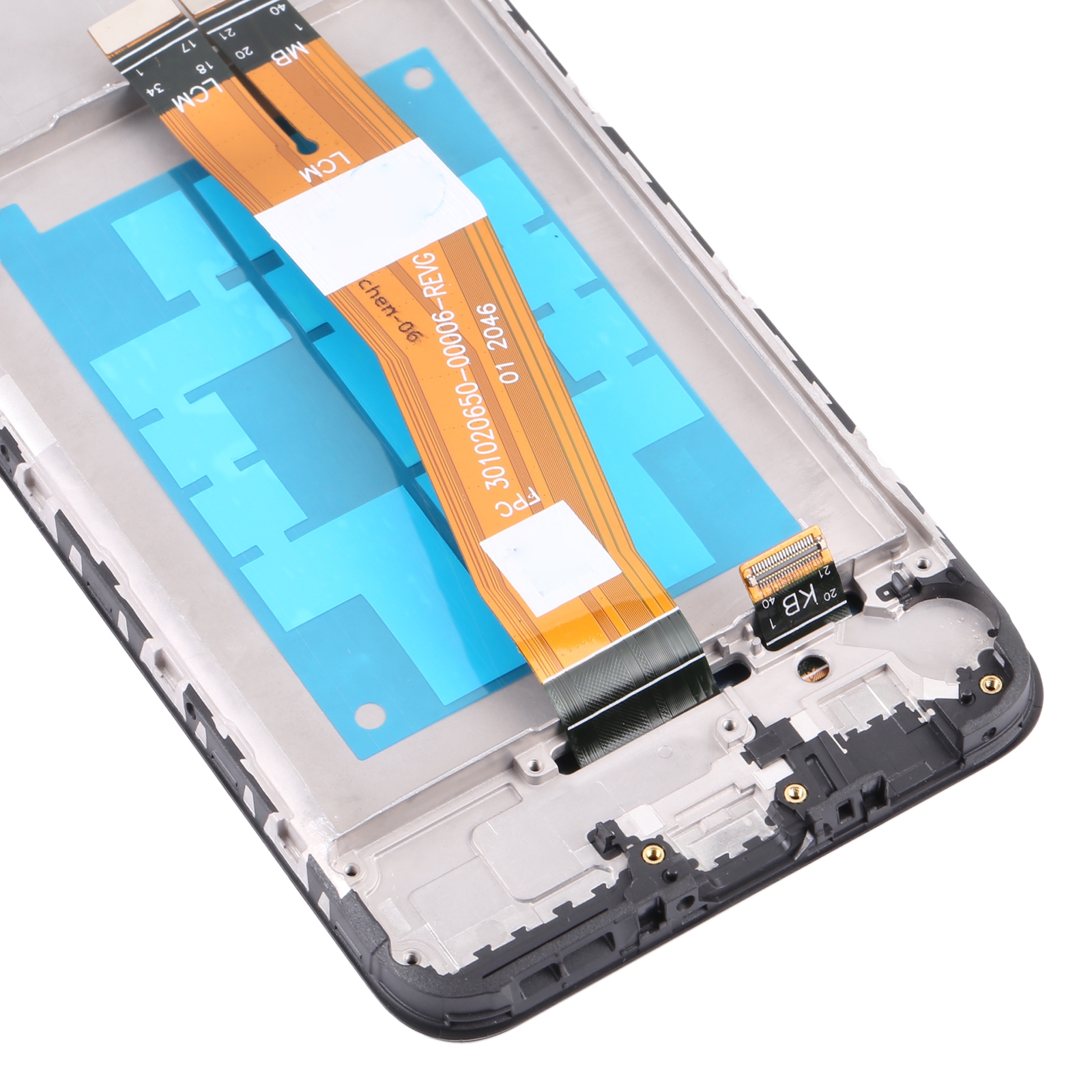 OEM LCD-skjerm for Samsung Galaxy A03s SM-A037G/A037M Digitizer full montering med ramme_voghion.com