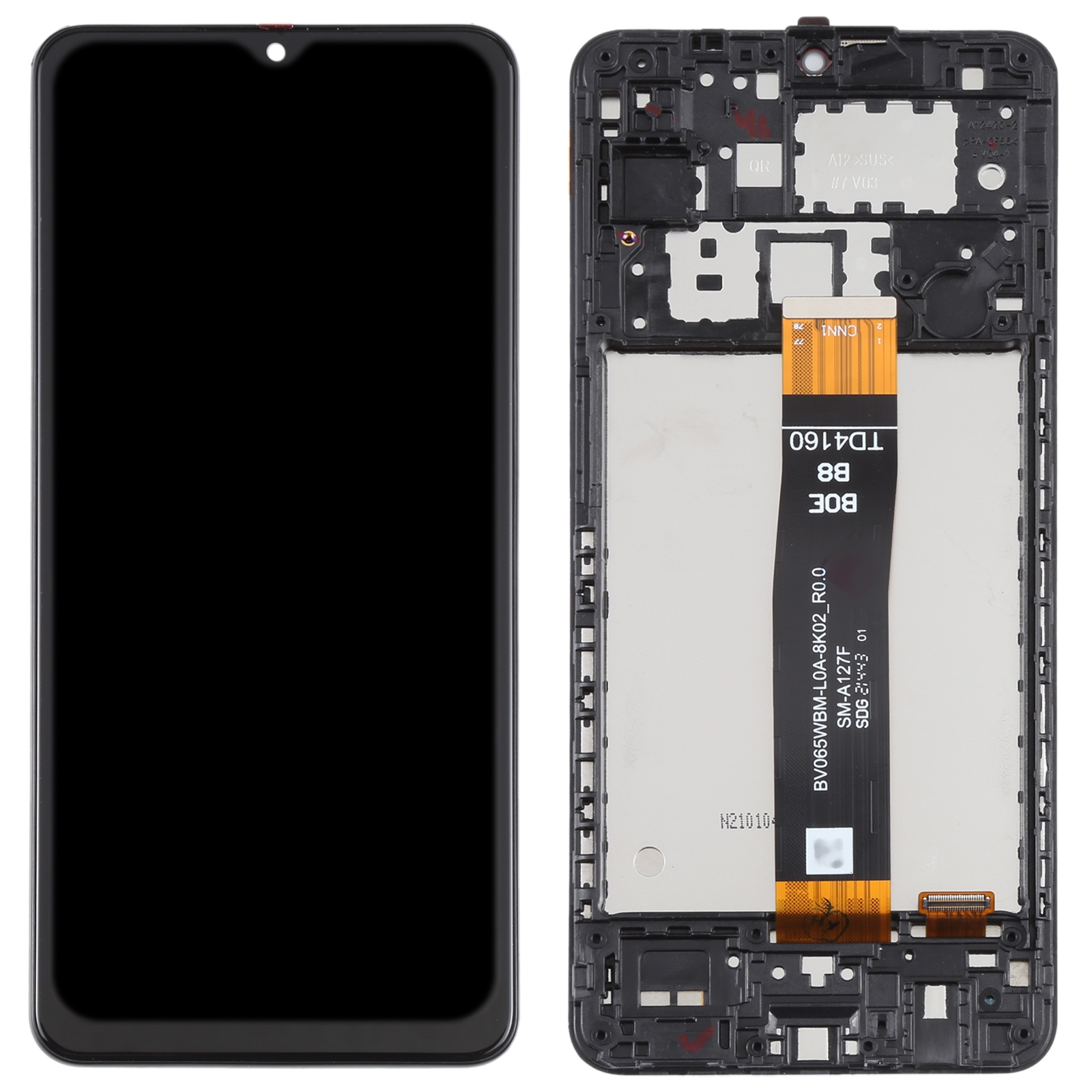 Original LCD Screen For Samsung Galaxy A12 Nacho SM-A127F Digitizer Full Assembly with Frame_voghion.com