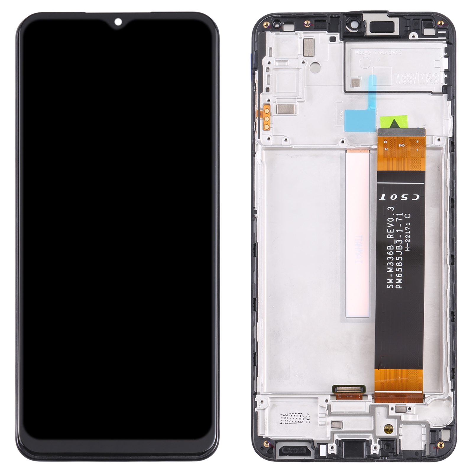 Original LCD Screen For Samsung Galaxy M33 5G SM-M336B Digitizer Full Assembly with Frame_voghion.com